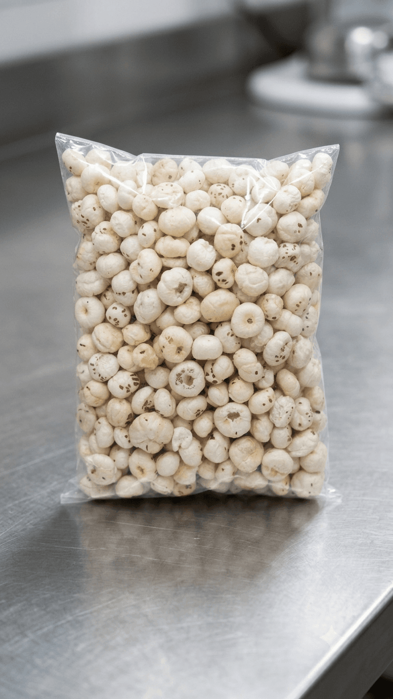Phool Makhana 200g | Premium Quality | Hand-Picked | Fresh | Clean | Fit For Fasting | Uniform Size | Healthy | Superfood Snack | Gluten-Free | Plant-Based Short Description